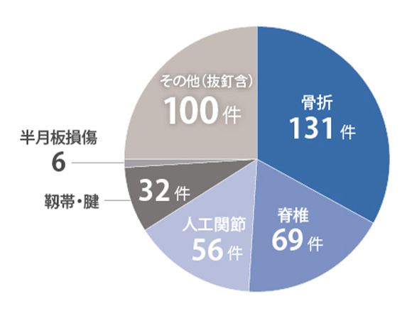 手術実績グラフ