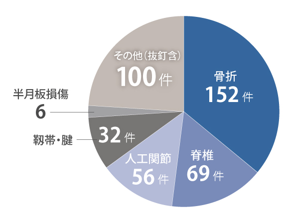 手術実績グラフ